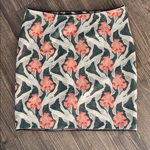 Floral Print Skirt